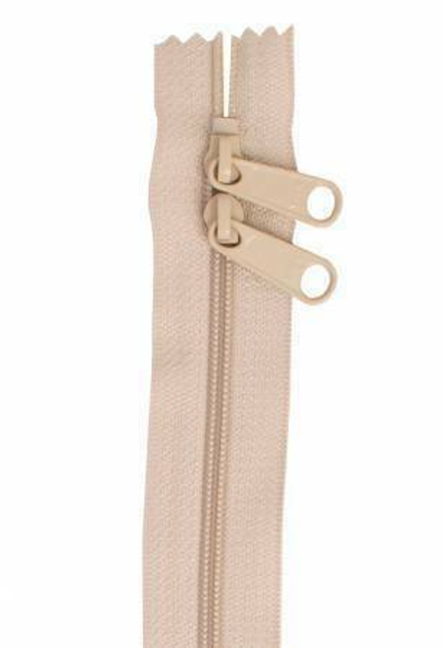 Handbag Zipper 40in Natural