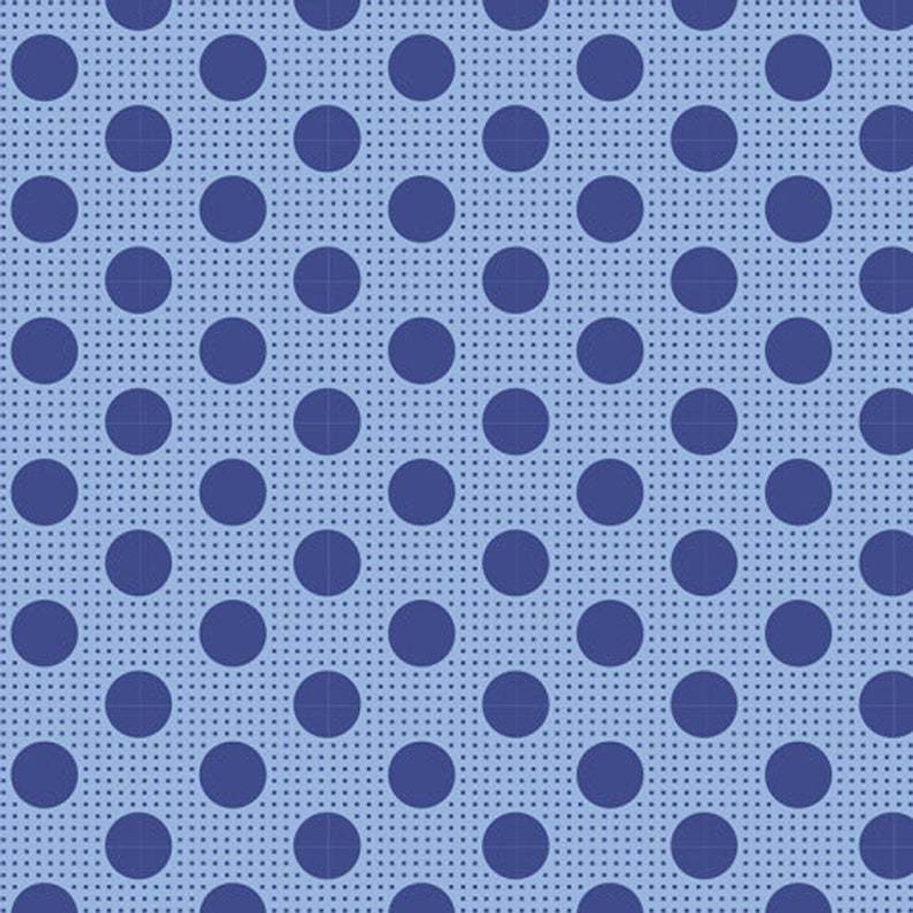 Tilda : Medium Dots, Denim Blue