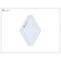 1 3/4" Six Pointed Star Template - 3/8" Seam
