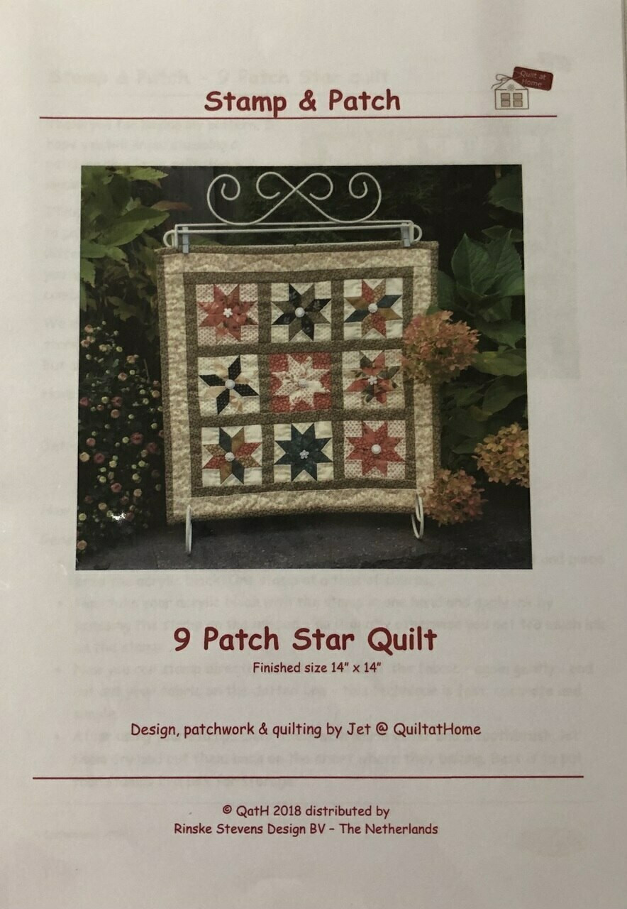 Stamp and Patch : 9 Patch Star Quilt