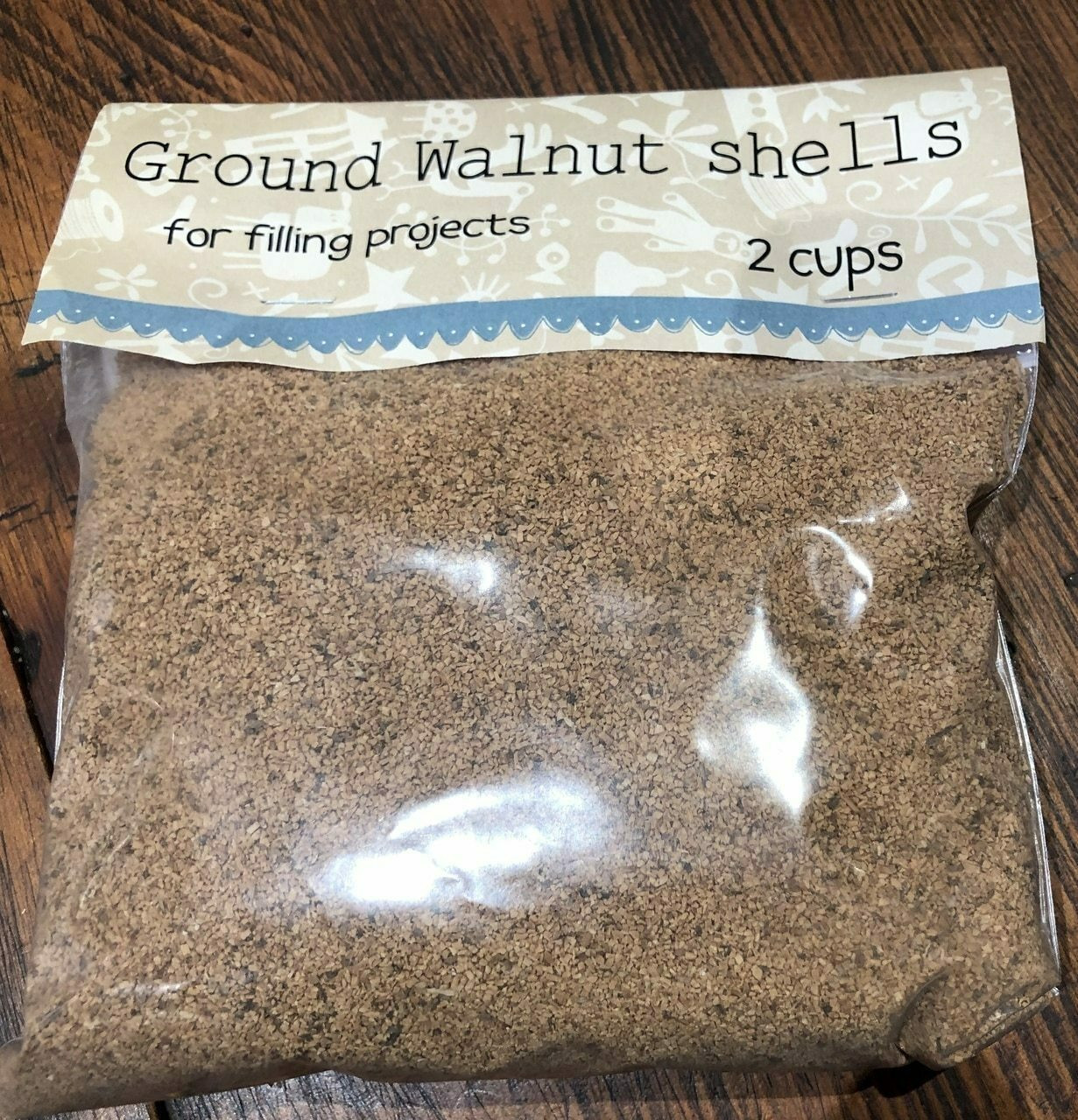 Ground Walnut Shells - 2 cups