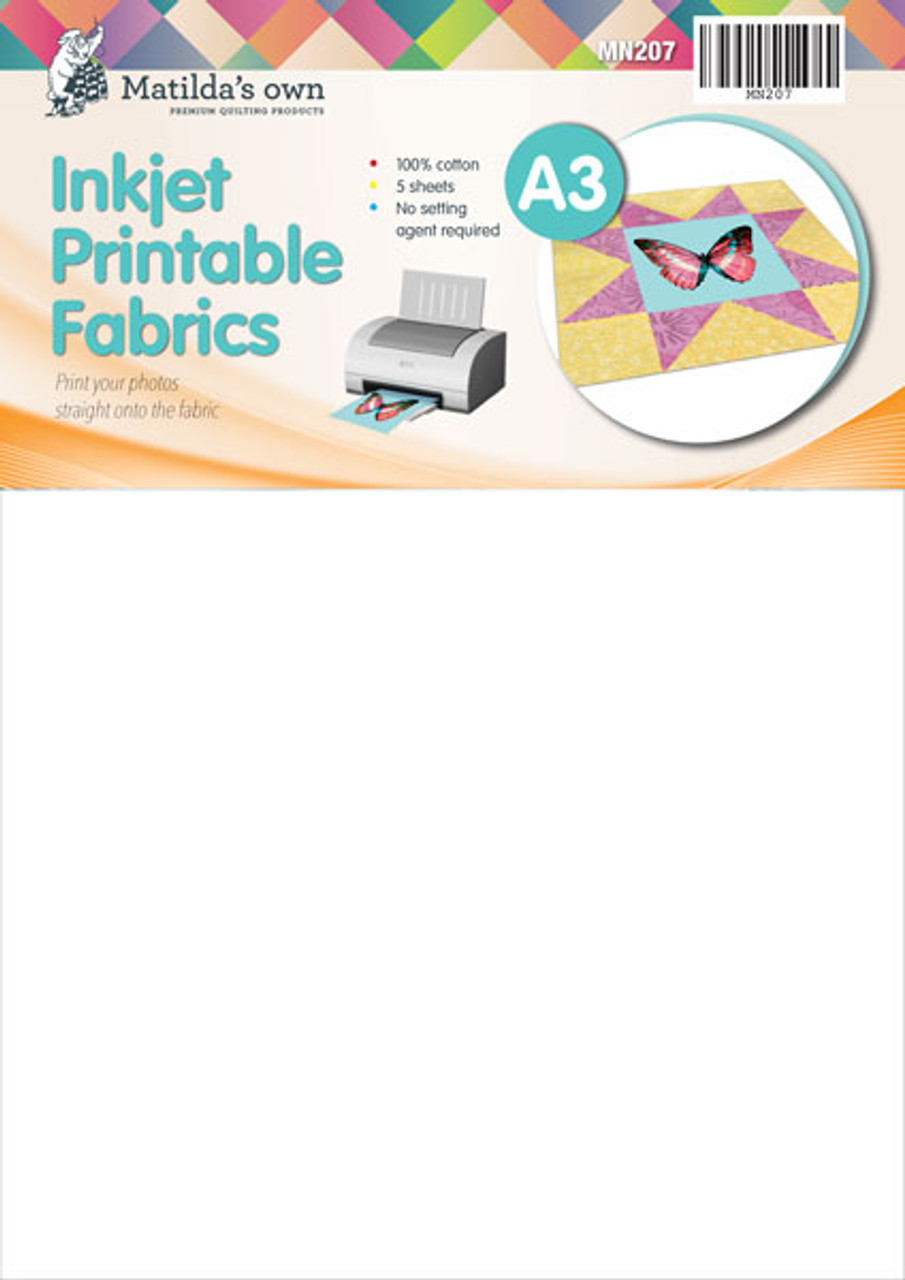 Inkjet Printable Fabric A3