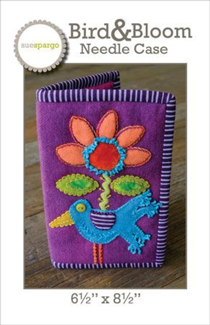 Sue Spargo : Bird & Bloom Needlecase Pattern