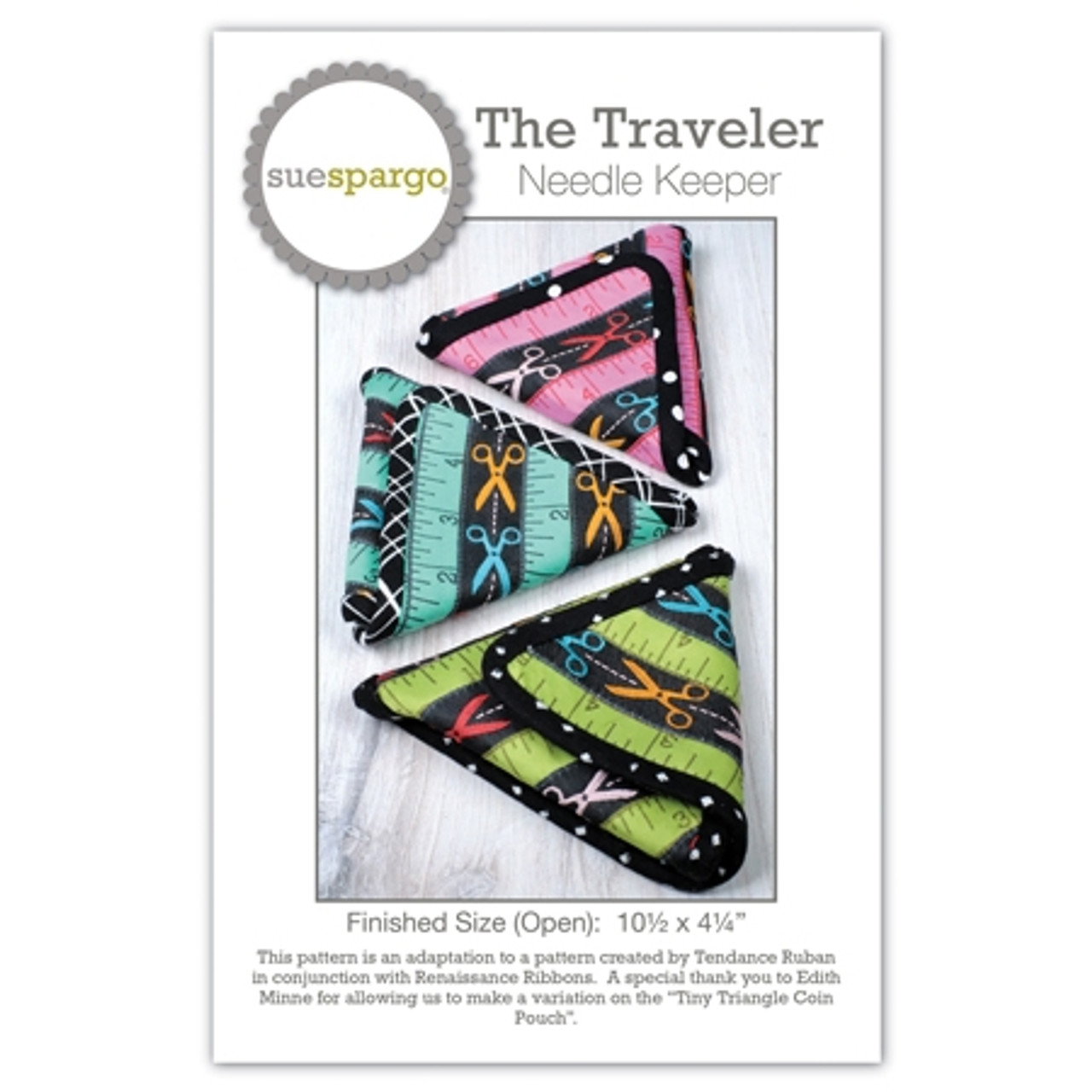 Sue Spargo :  Traveler Needle Keeper Pattern