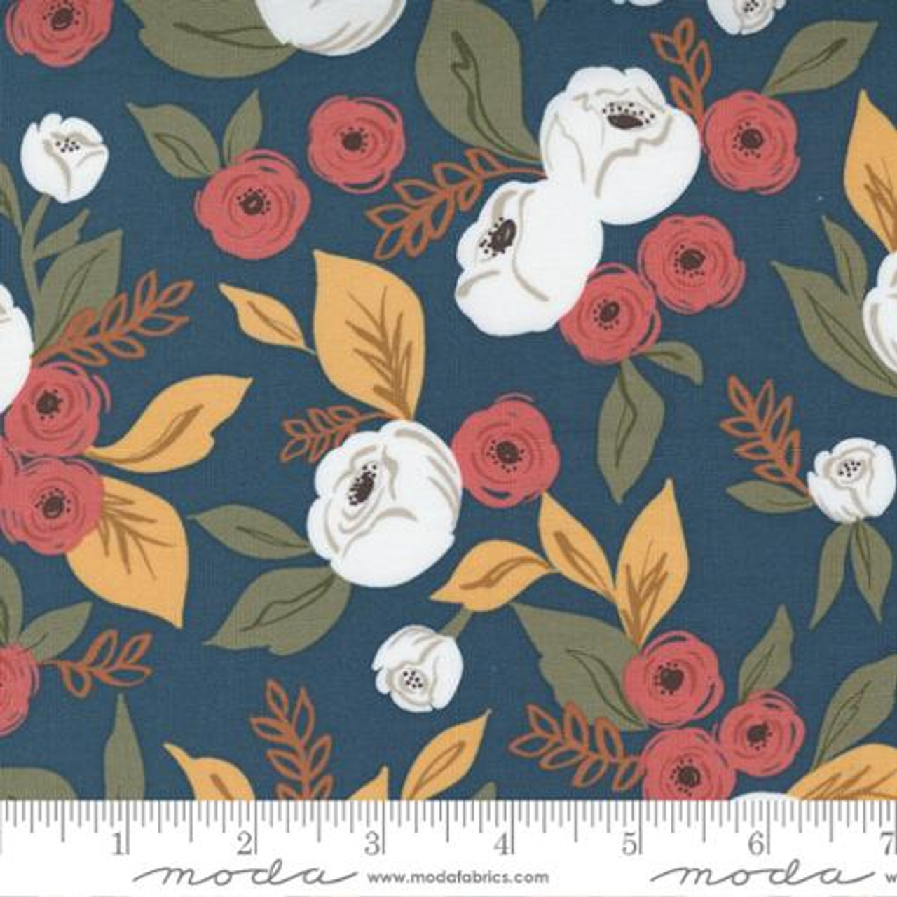 Flower Pot : Meadow Floral - Navy