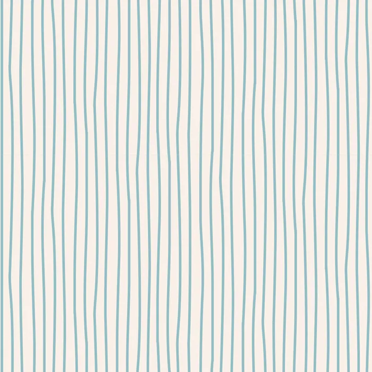 Tilda : Classic Basics - Pen Stripe, Light Blue