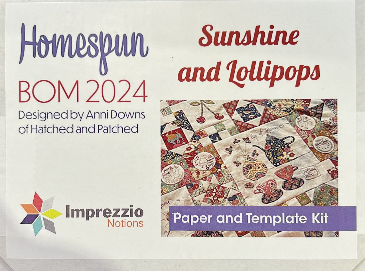 Sunshine and Lollipops, EPP Papers and Acrylic Templates Pack