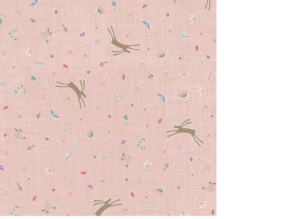 Slow and Steady: Bunny Toss - Pink - by Anni Downs 