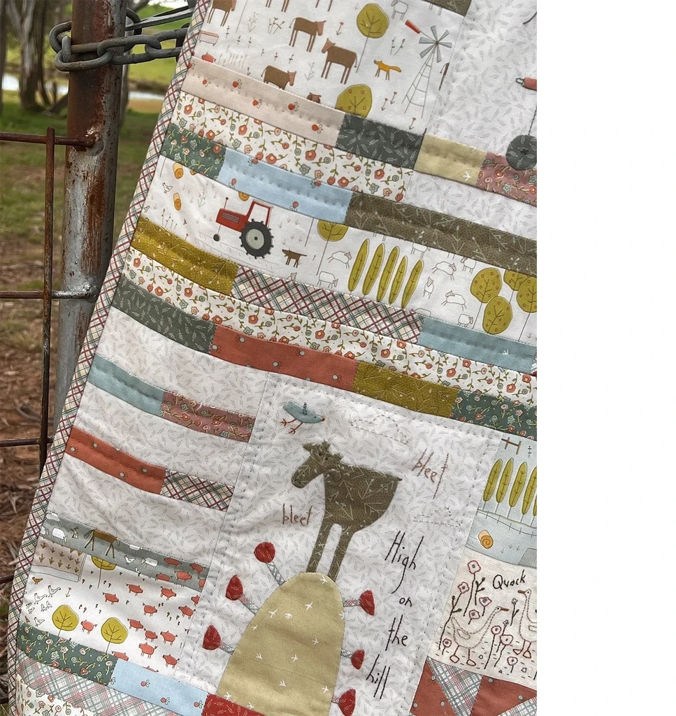 The Goat, the Goose and a Cow Called Bruce - by Anni Downs - Kit & Pattern