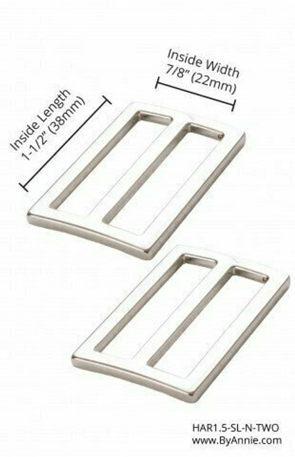 byAnnie 1.5" Nickel Widemouth Slider