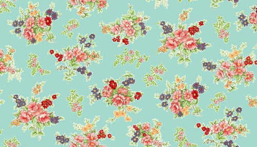 Katie Jane: Bouquet - Turquoise Katie Jane: Bouquet - Turquoise