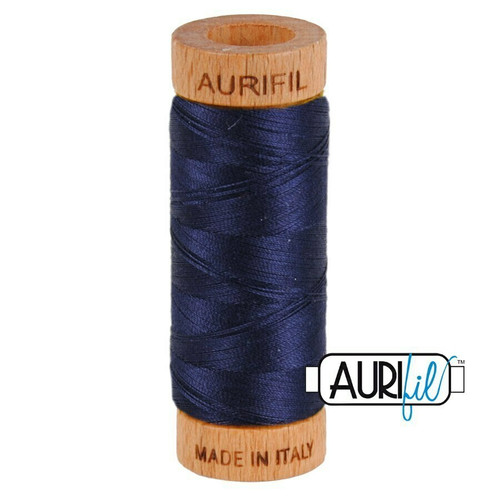 Aurifil 80wt 2785 - Very Dark Navy