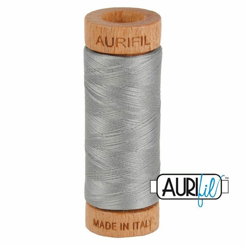 Aurifil 80wt 2620 - Stainless Steel