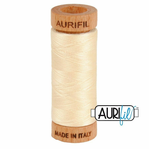 Aurifil 80wt 2123 - Butter Aurifil 80wt 2123 - Butter
