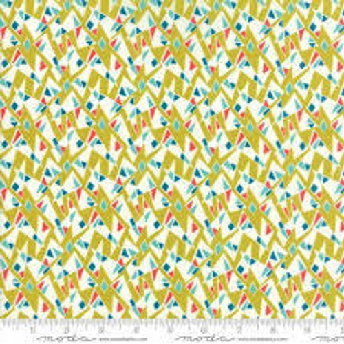 Jen Kingwell : Beach Road, Mosaic - Green Papaya