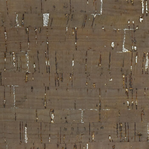 Natural Cork with Silver Metallic Fleck Natural Cork with Silver Metallic Fleck