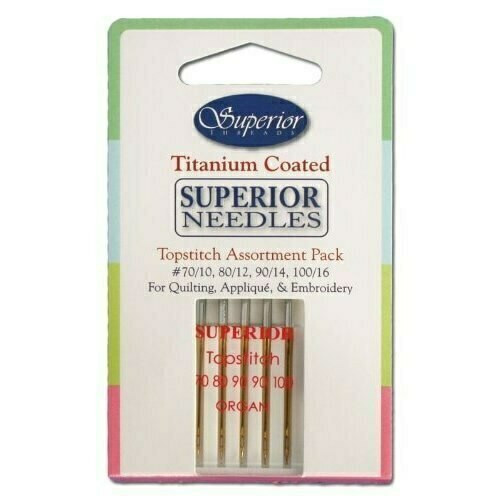 Superior Topstitch Machine Needles Assorted Superior Topstitch Machine Needles Assorted