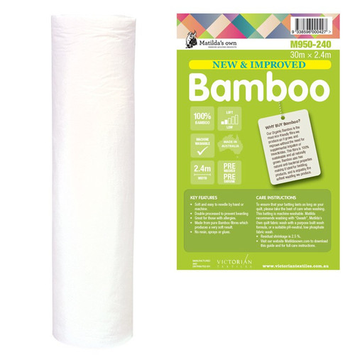 100% Bamboo Batting 100% Bamboo Batting