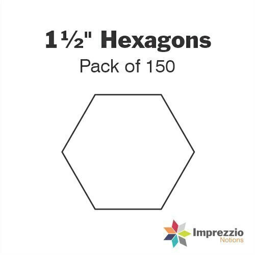 1 1/2" Hexagon Papers - Pack of 150