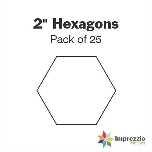 2" Hexagon Papers - Pack of 25