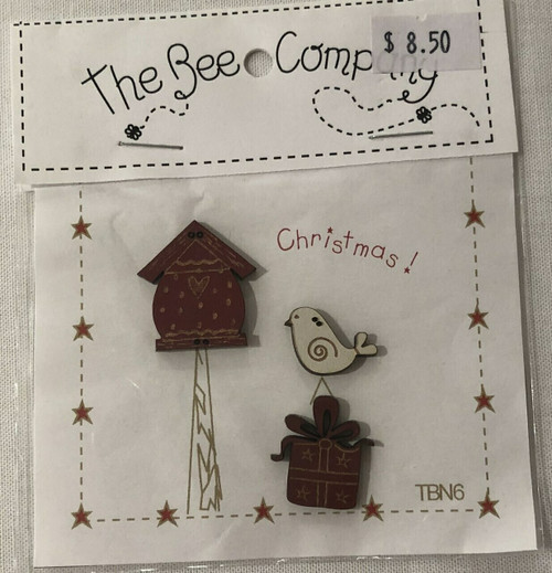 The Bee Company : Birdhouse Buttons The Bee Company : Birdhouse Buttons