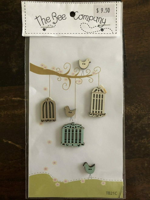 The Bee Company : Birdhouses Buttons