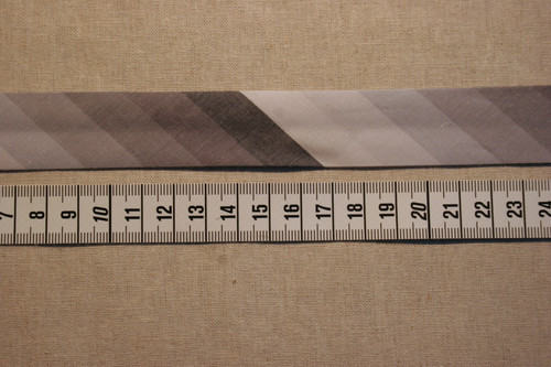 Shades of Grey Single Fold Bias Binding