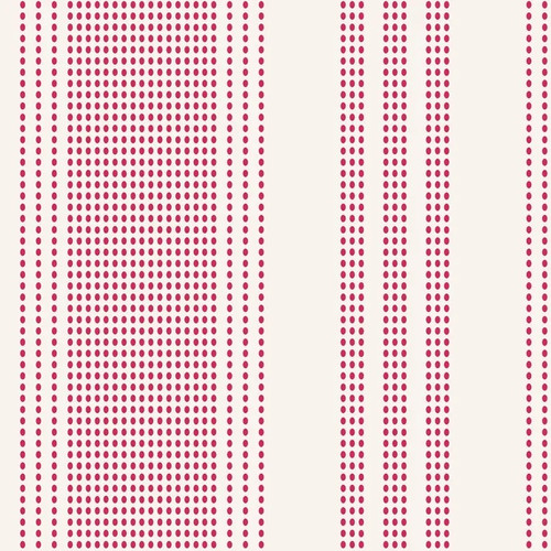 Tilda : Tea Towel Basics, Shortcake Stripe - Red Tilda : Tea Towel Basics, Shortcake Stripe - Red