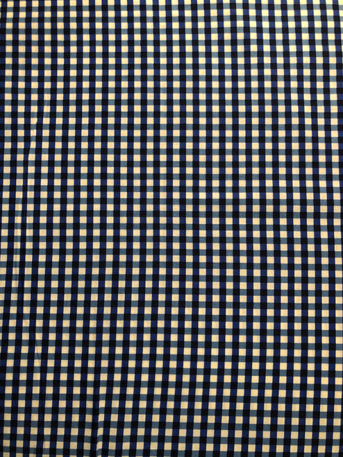 Yuwa Basic Check - Dark Blue Yuwa Basic Check - Dark Blue