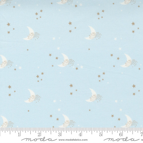 Little Ducklings : Moon Print  - Blue Little Ducklings : Moon Print  - Blue