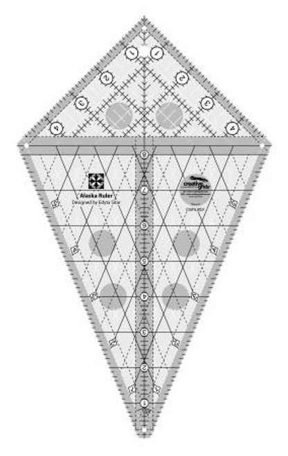 Creative Grids 60 Degree Diamond MINI Ruler