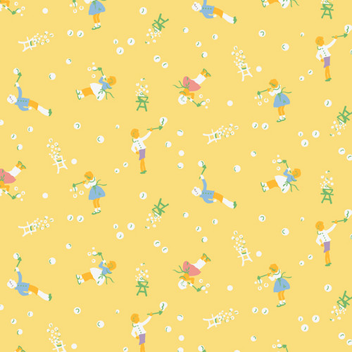Aunt Grace Simply Charming : Blowing Bubbles - Yellow