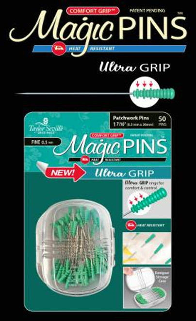 50x Heat Resistant Pins, Magic Pins Extra Long Fine 50pc, Sewing Pins, Fine  Quilting Pins, Comfort Grip Pins, High Quality Pins, Sewing Pins 
