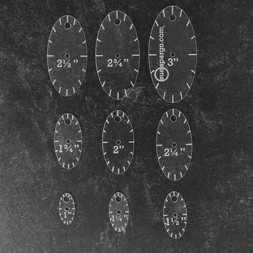 Sue Spargo : Ovals Easy Template Set Sue Spargo : Ovals Easy Template Set