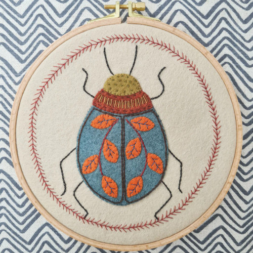Corinne Lapierre Beetle Applique Hoop Kit Corinne Lapierre Beetle Applique Hoop Kit