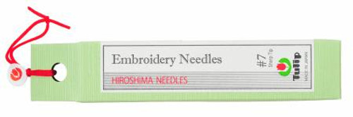 Tulip Hiroshima Embroidery Needles No.7 Sharp Tip Tulip Hiroshima Embroidery Needles No.7 Sharp Tip