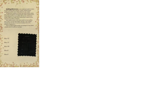 Jeana Kimball Quilting/Betweens Needle Sampler