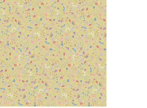 Slow and Steady: Garden Toss - Yellow - by Anni Downs 