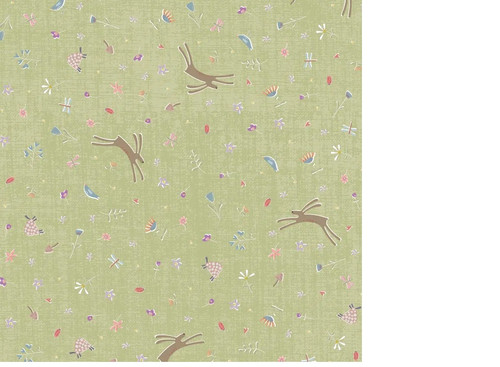 Slow and Steady: Bunny Toss - Green - by Anni Downs 