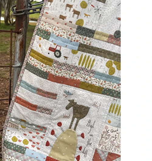 The Goat, the Goose and a Cow Called Bruce - by Anni Downs - Pattern Only