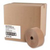 Gummed Kraft Sealing Tape, 3" Core, 3" X 600 Ft, Brown, 10/carton Gummed Kraft Sealing Tape, 3" Core, 3" X 600 Ft, Brown, 10/carton