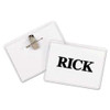 Name Badge Kits, Top Load, 4 X 3, Clear, Combo Clip/pin, 50/box Name Badge Kits, Top Load, 4 X 3, Clear, Combo Clip/pin, 50/box