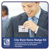 Name Badge Kits, Top Load, 4 X 3, Clear, 50/box Name Badge Kits, Top Load, 4 X 3, Clear, 50/box