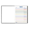 Business Notebook With Self-adhesive Labels, 1 Subject, Medium/college Rule, Black Cover, 9.25 X 7.25, 192 Sheets Business Notebook With Self-adhesive Labels, 1 Subject, Medium/college Rule, Black Cover, 9.25 X 7.25, 192 Sheets