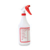 Trigger Spray Bottle, 32 Oz, Clear/red, Hdpe, 3/pack Trigger Spray Bottle, 32 Oz, Clear/red, Hdpe, 3/pack