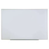 Dry-erase Board, Melamine, 96 X 48, White, Oak-finished Frame