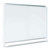 Lacquered Steel Magnetic Dry Erase Board, 24 X 36, Silver/white Lacquered Steel Magnetic Dry Erase Board, 24 X 36, Silver/white