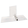 Heavy-duty Non Stick View Binder With Durahinge And Slant Rings, 3 Rings, 2" Capacity, 11 X 8.5, White, (5504) Heavy-duty Non Stick View Binder With Durahinge And Slant Rings, 3 Rings, 2" Capacity, 11 X 8.5, White, (5504)