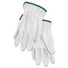 Grain Goatskin Driver Gloves, White, Medium, 12 Pairs Grain Goatskin Driver Gloves, White, Medium, 12 Pairs