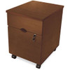 Trento Line Mobile Pedestal File, Left Or Right, 2-drawers: Box/file, Legal/letter, Mocha, 16.5" X 19.75" X 23.63" Trento Line Mobile Pedestal File, Left Or Right, 2-drawers: Box/file, Legal/letter, Mocha, 16.5" X 19.75" X 23.63"
